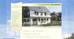 Desktop Screenshot of pensionwiegand.de
