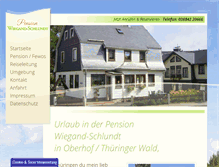 Tablet Screenshot of pensionwiegand.de